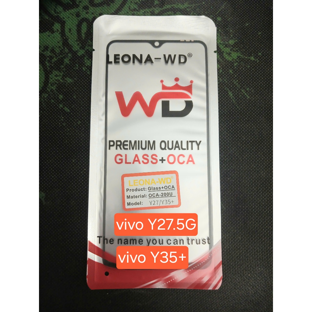 Kính Vivo Y35+ có keo oca, kính vivo y35+ liền keo, kính oca