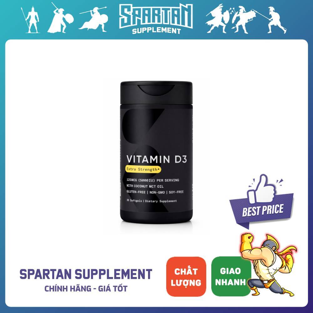 Sports Research Vitamin D3 5000IU – Hấp Thu Tốt