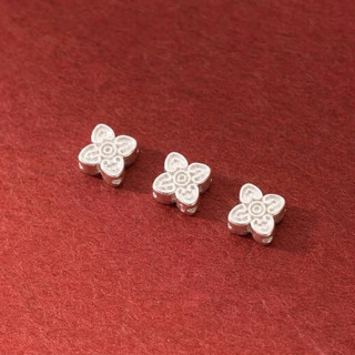 [S925] Charm bạc cỏ 4 lá cánh họa tiết - MH957 MOCHUONG JEWELRY
