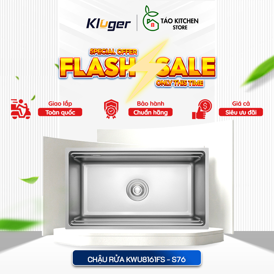 Chậu rửa chén Kluger KWU8161FS - S76 – Chậu Rửa Bát Giá Tốt Mỗi Ngày