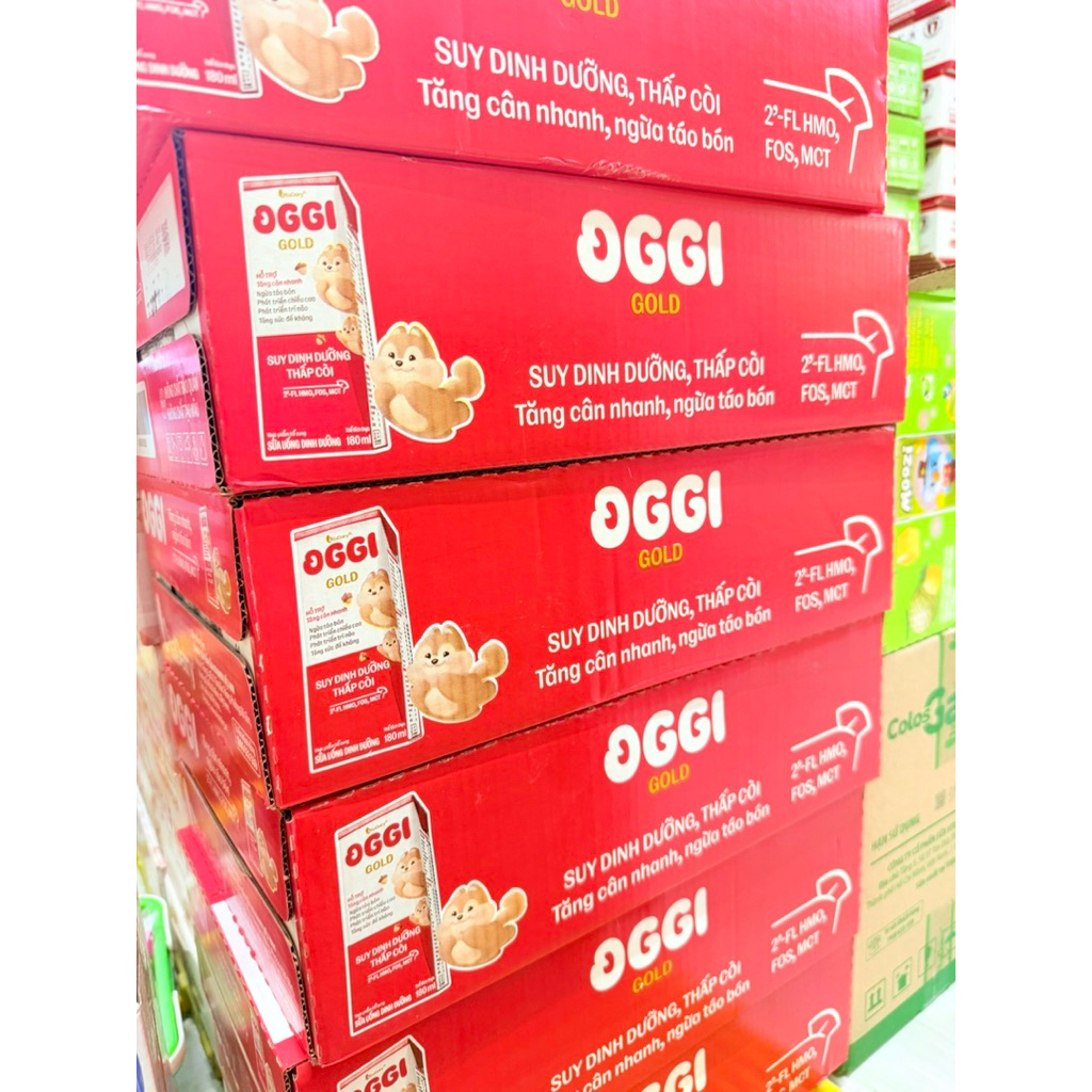 [MẪU MỚI] Sữa Bột Pha sẵn Oggi Gold 180ml