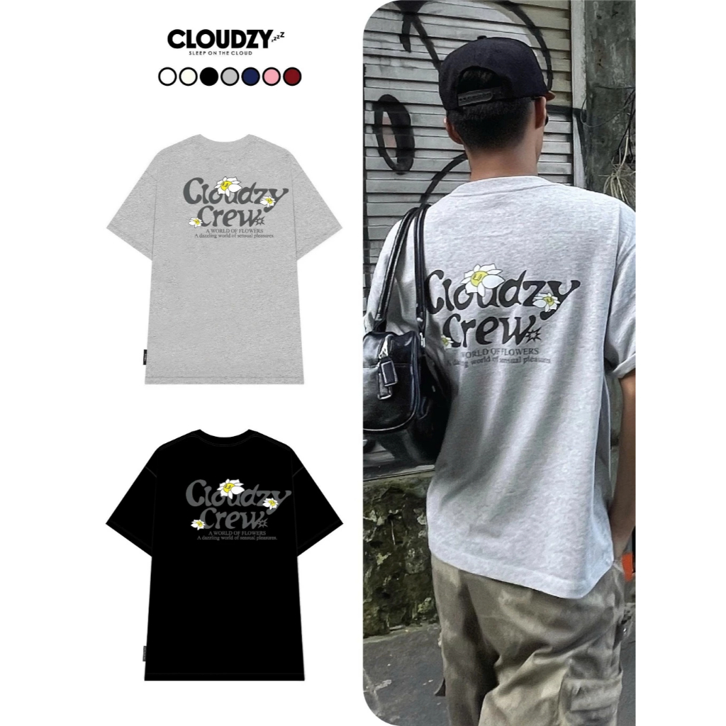 [Peinn] Áo thun local brand CLOUDZY Áo phông oversize form rộng Unisex 250gsm cotton 100% CREW
