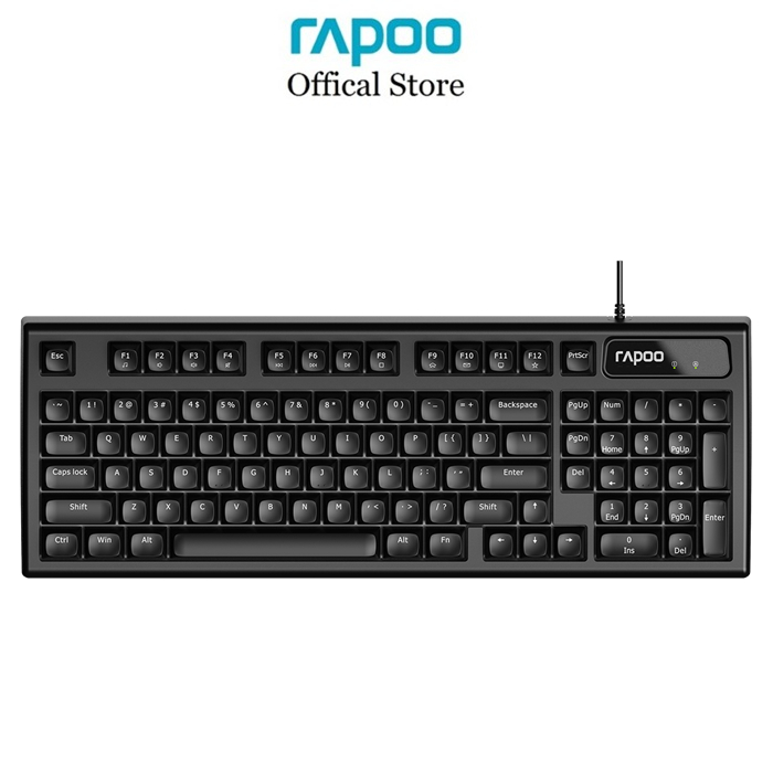 Bàn phím giả cơ Rapoo NK2800, Layout 98 Mới, Cảm giác phản hồi như bàn phím cơ