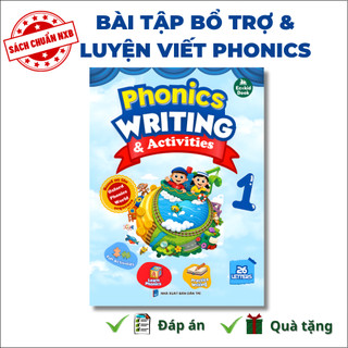 Sách - Phonics Writing & Activities 1 - Tài liệu bổ trợ Oxford Phonics World