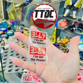 [Giá 1 Tem] Tem Sticker Trong Suốt Yoshimura