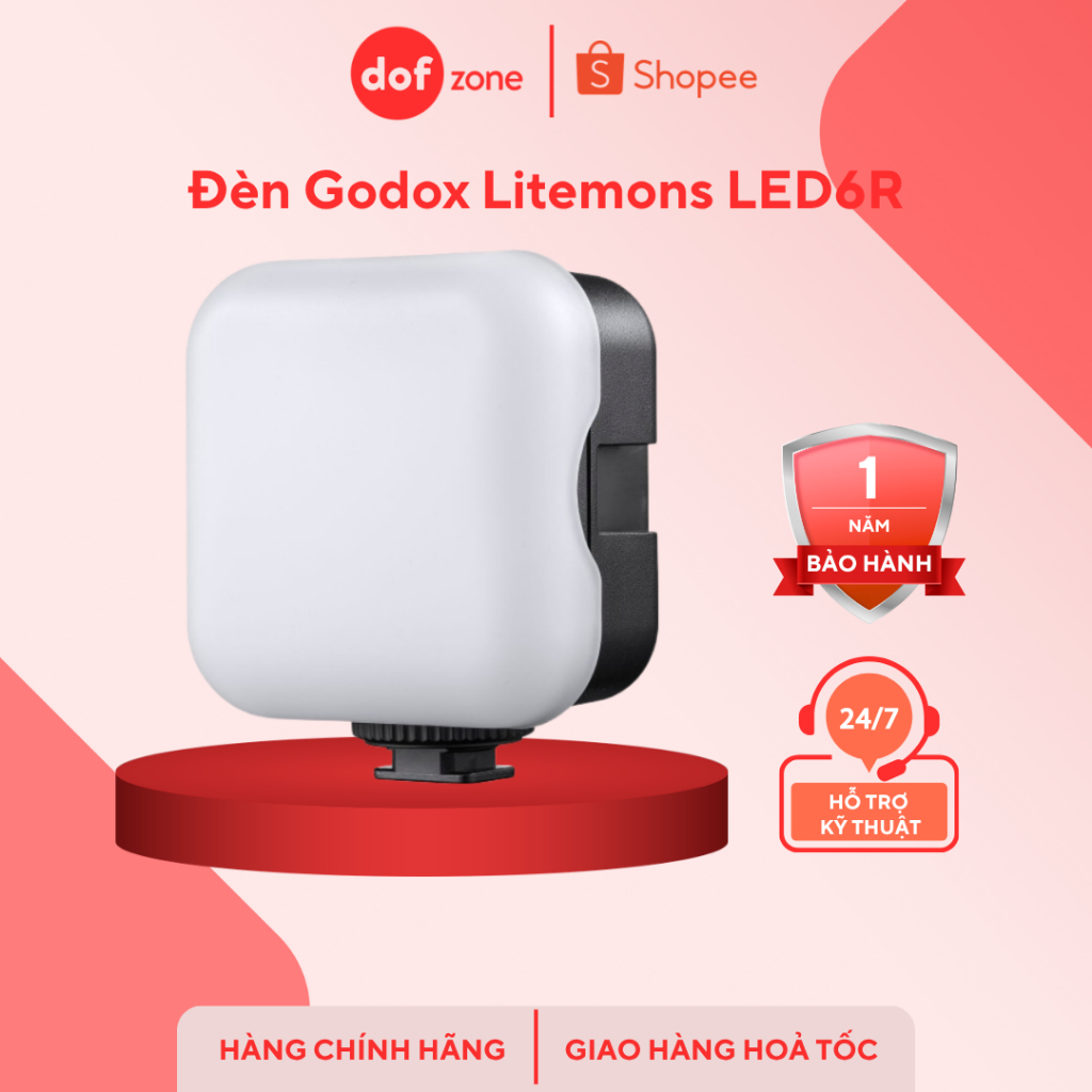 Đèn led mini GODOX Litemons LED6R (RGB) - Chính Hãng