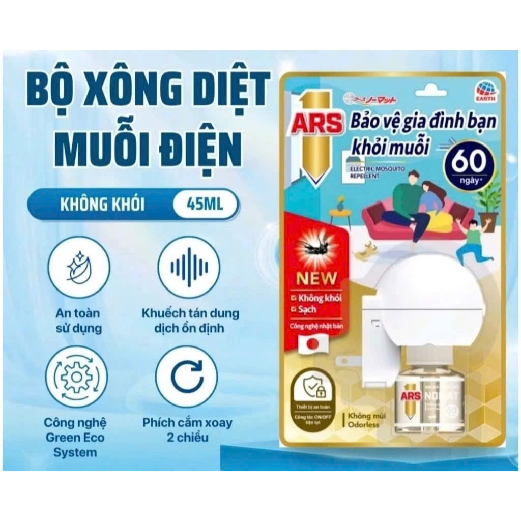 Máy đuổi muỗi - ARS NOMAT P60 Bộ xông xua đuổi muỗi điện.