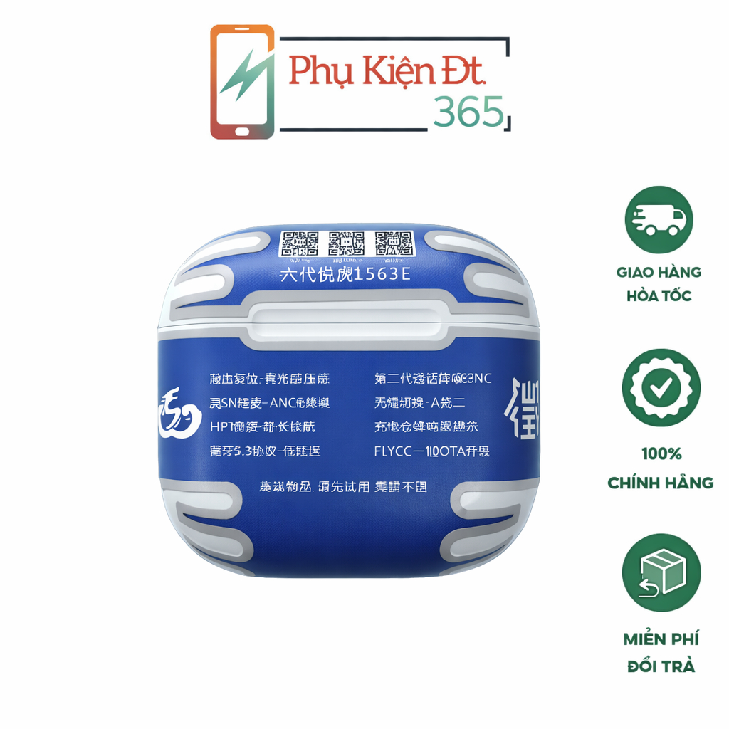 [ A4 1563E ] - Tai Nghe Bluetooth Ap4 1563E Hổ Vằn - Pin 8H - Âm Thanh Vòm - Cảm Ứng Lực