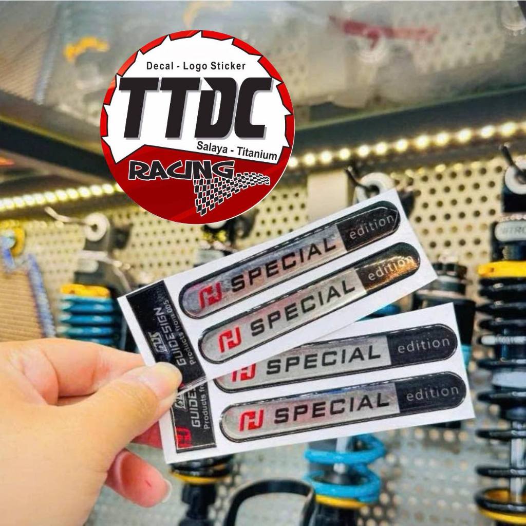 [ Giá 1 cặp ] Tem H2C Special Edition logo nổi 3d
