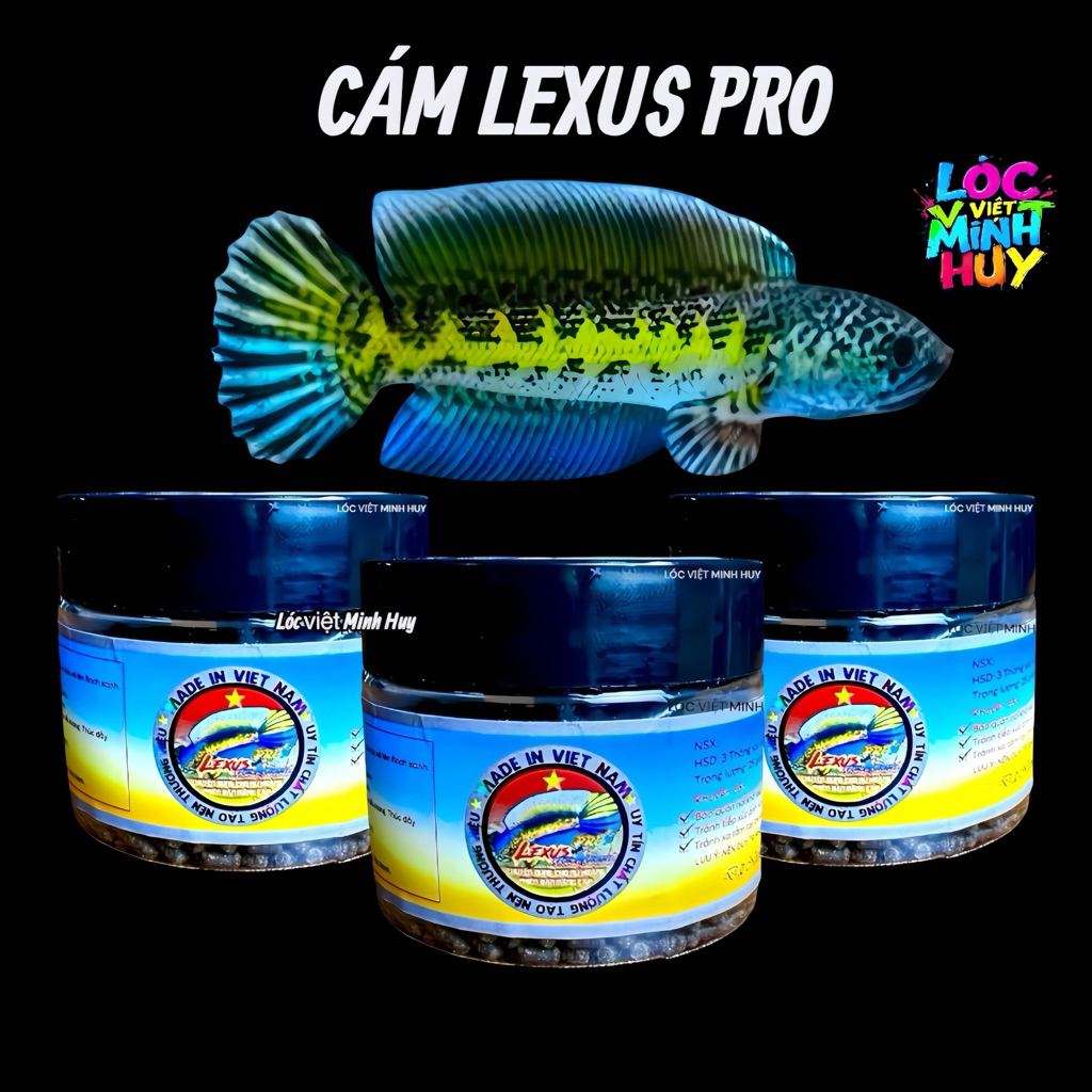 Cám Lexus pro+ -lexus channa fish feed khung xương, nan finch, kỳ finch cao-màu sắc