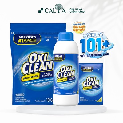 Bột Giặt Tẩy Đa Năng Oxiclean Tẩy Sạch Vết Bẩn Quần Áo, Cặn Canxi, Xoong Nồi Inox 30/500/1000g