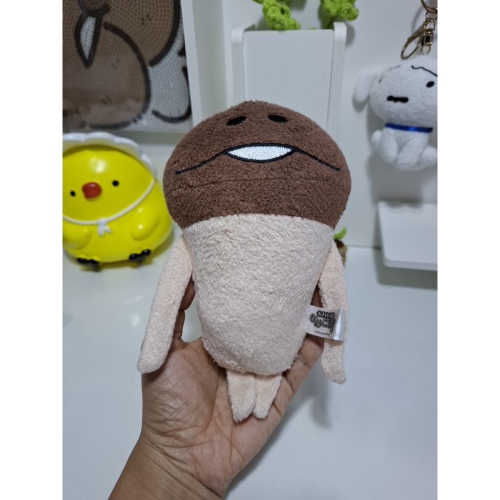 Gấu bông móc khóa Nấm Nameko
