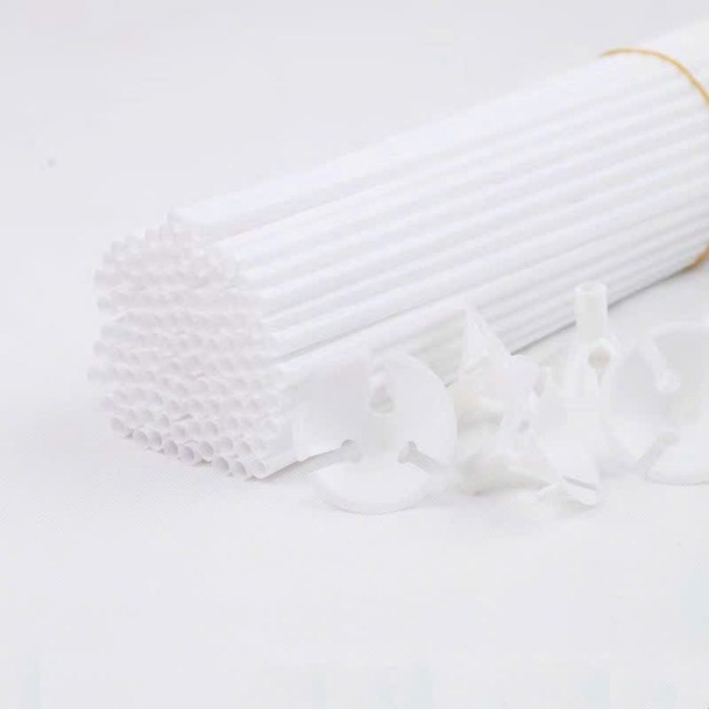 Que gài bóng màu pastel dài 40cm kèm tai gài bóng