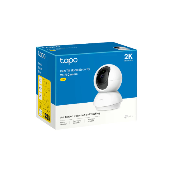 Camera IP Wi-Fi quay quét TP-Link Tapo TC71 3MP - Độ phân giải 2K, Đàm thoại 2 chiều - Bảo hành 24th | BigBuy360 - bigbuy360.vn
