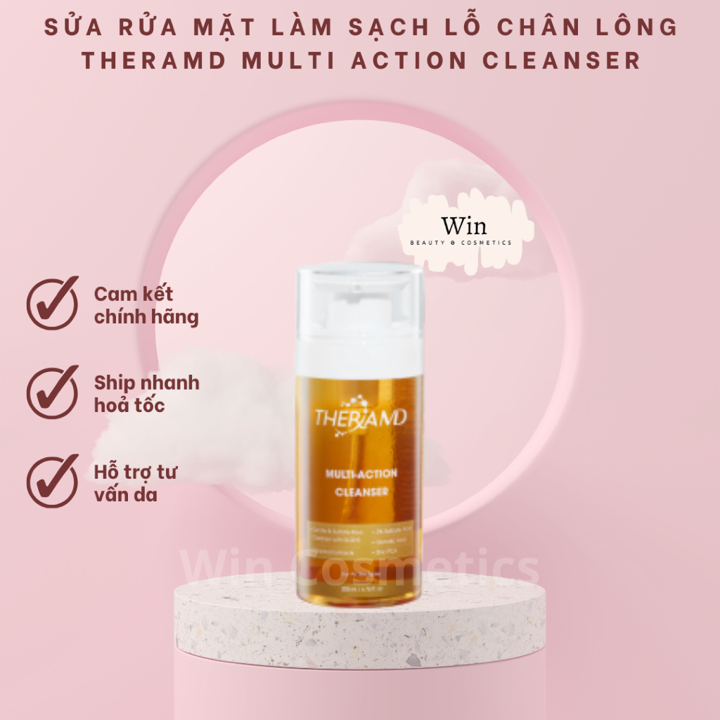 [Hàng công ty] Sửa Rửa Mặt TheraMD Multi - Action Cleanser Làm Sạch, Thoáng Lỗ Chân Lông Cho Da Mụn
