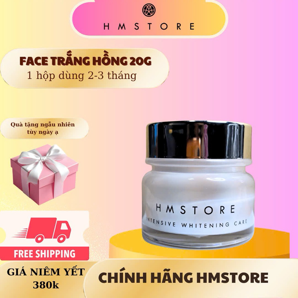 FACE DUỠNG DA TRẮNG HỒNG 20g - JUMMY HM STORE ( dùng 2-3tháng )