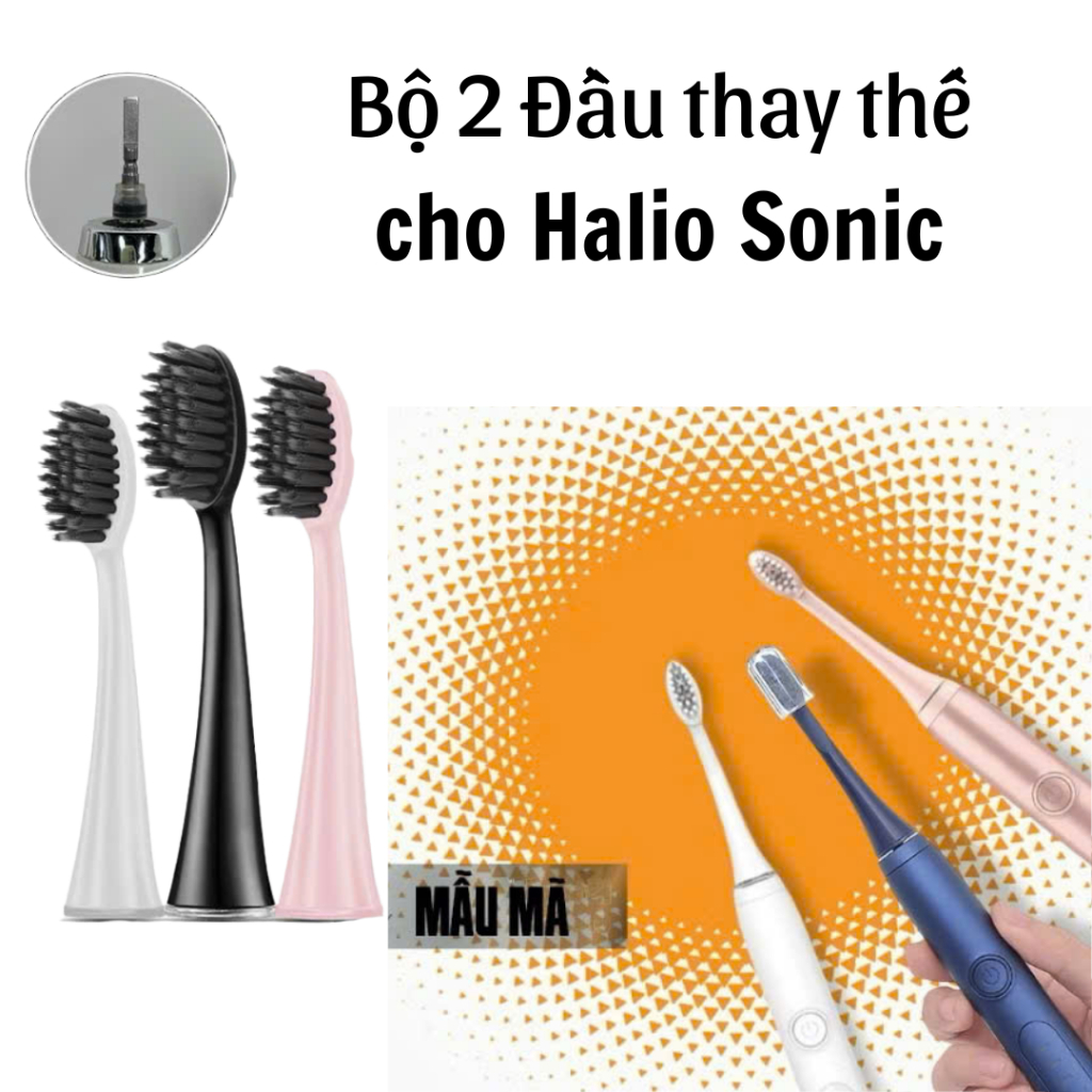 Đầu bàn chải Halio Sonic Whitening set 3/5/7 đầu dành cho Halio Sonic Whitening Toothbrus