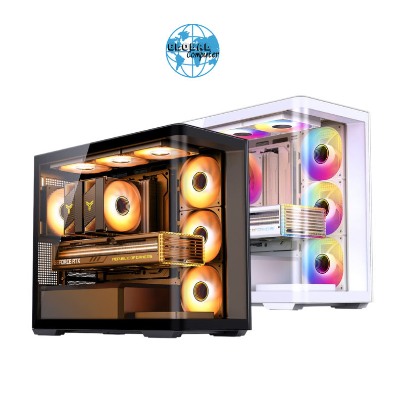(FULL VAT) Vỏ case máy tính JONSBO D300 BLACK | WHITE