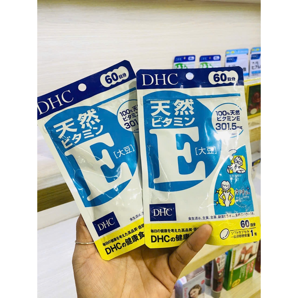 Viên uống bổ sung vitamin E DHC 60 viên