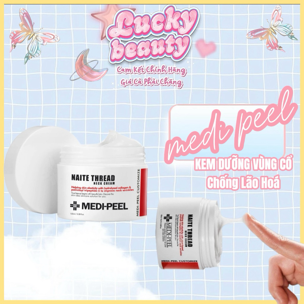 Kem Dưỡng Vùng Cổ MediPeel Premium Collagen Naite Thread Neck Cream 2.0 100ml