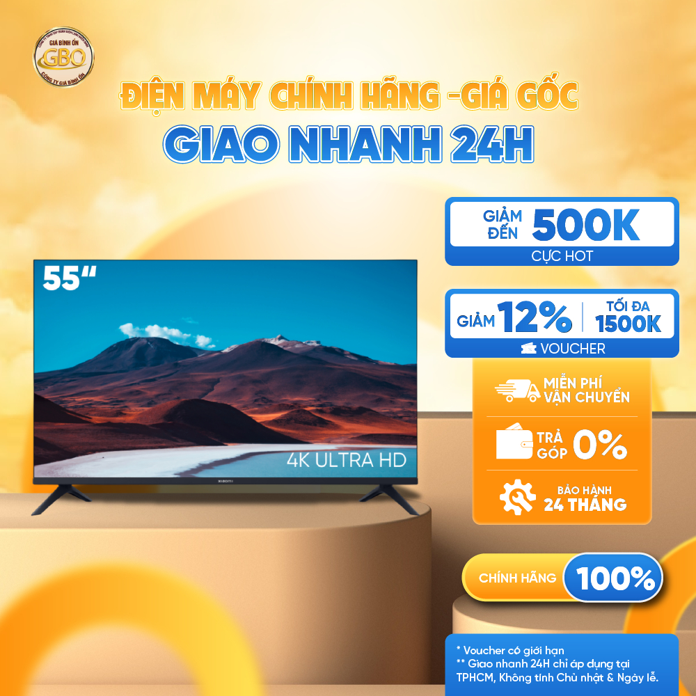 L55MB-ASEA - Google Tivi Xiaomi A 55 inch 4K
