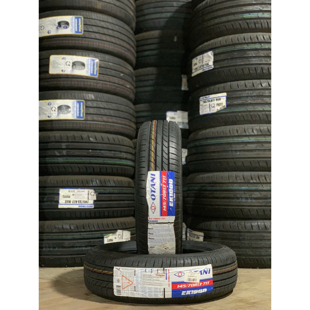 Lốp Otani Thái Lan 145/70R13 Gai EK1000 - Lốp bền giá rẻ cho Kia CD5, Suzuki 5 tạ