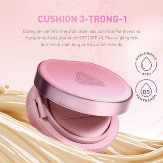 Phấn Nước Giúp Da Sáng Tự Nhiên 3CE Fitting Mesh Cover Cushion 11g