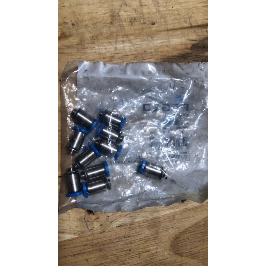 (combo 10 cái) Đầu nối khí nén Festo QSM-M5-4-I (Push-in fitting)