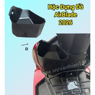 Hộc Đựng Đồ Xe AB AirBlade 2026 Nhựa Đen