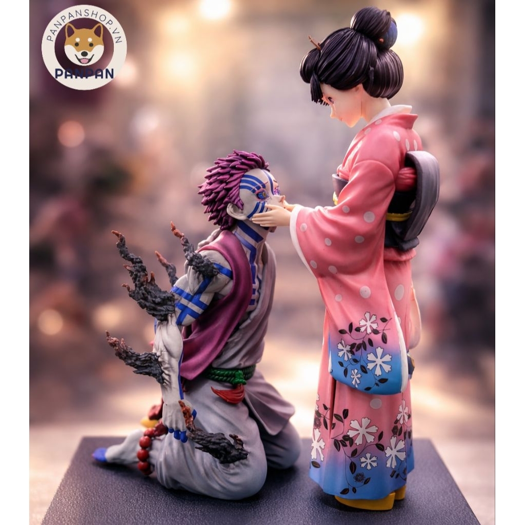 Figure Akaza/Hakuji & Koyuki mô hình Thanh Gươm Diệt Quỷ Kimetsu no Yaiba