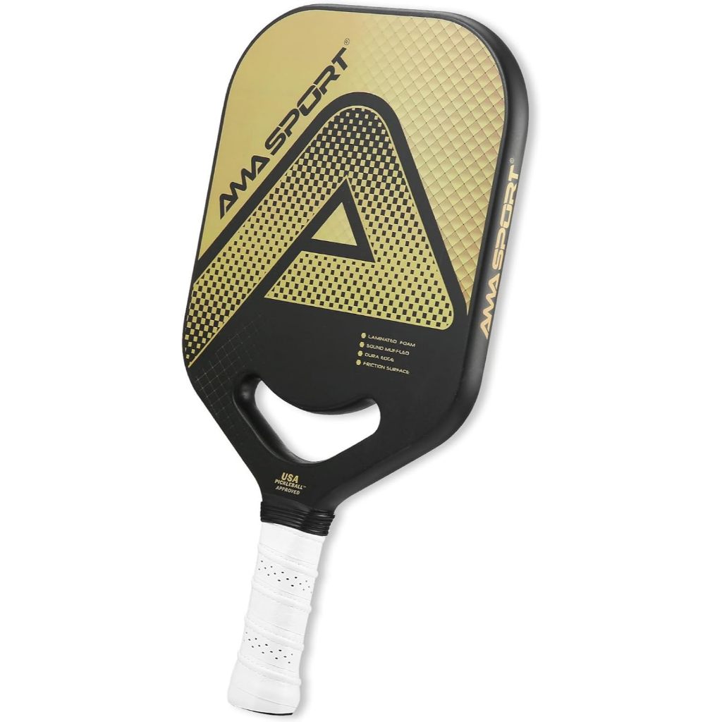 Vợt pickleball AMA Sport Fusion 3k Chính Hãng– lõi dày 20mm cho độ xoáy và kiểm soát tối đa