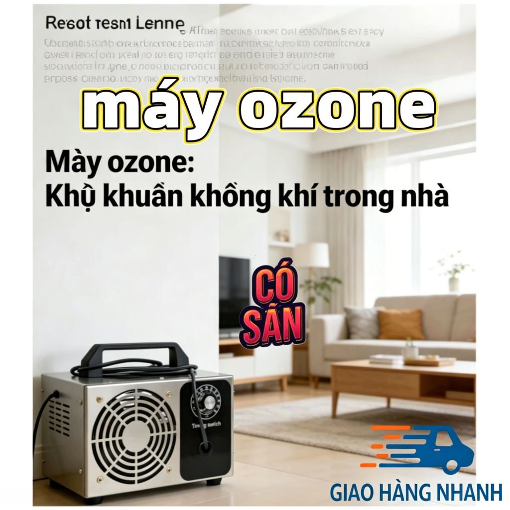 Máy phát ozone 60g/H Máy ozone O3 Máy tạo ozone Khử trùng Loại bỏ mùi Máy lọc không khí cho gia đình