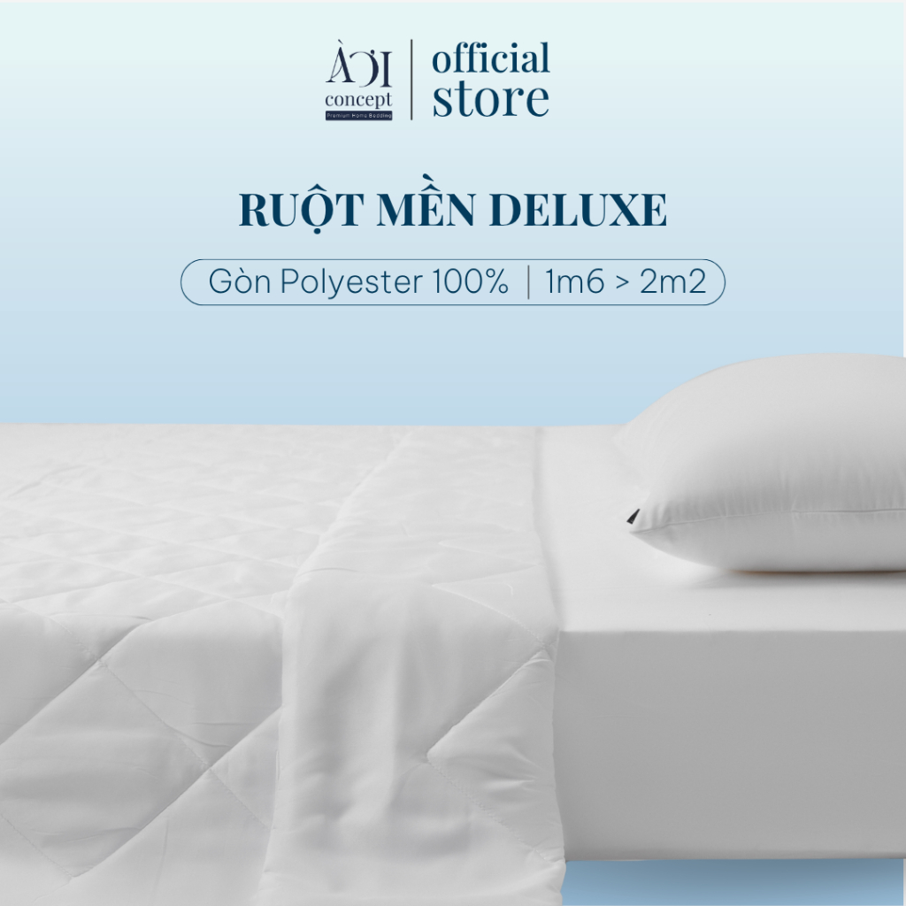 Ruột mền Deluxe Bông Tấm Cao Cấp AOICONCEPT Full Size Chăn Vải bọc 100% Polyester Dày Dặn Ấm Áp