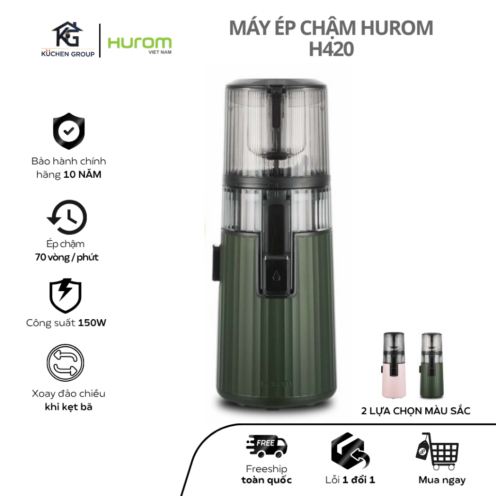 [HUROM] Máy ép chậm HUROM H420 Phiên bản giới hạn - Thiết kế tối ưu - Công nghệ tiên tiến