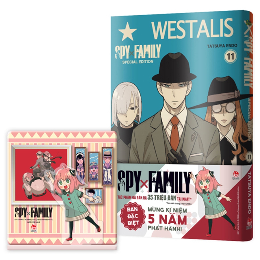 Spy x Family Tập 11 Limited Edition - Tặng Kèm Obi + Bìa Áo PVC + Standee Acrylic