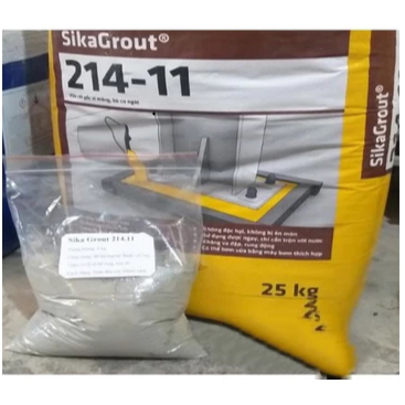 Sika grout 214-11 (Chiết lẻ). Chống thấm cổ ống, nền móng, chân cột.