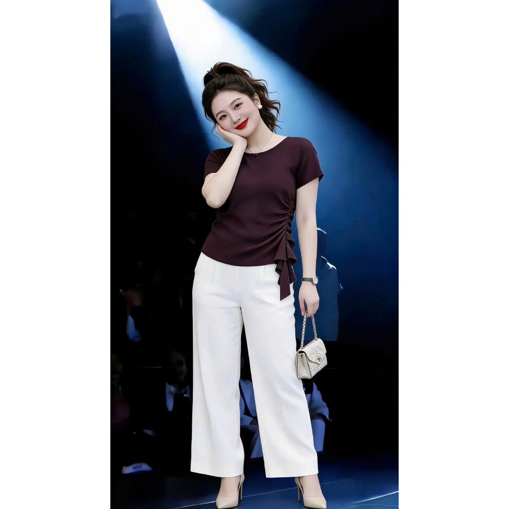 Áo Bigsize Nữ Tú Mỡ Áo Bigsize Thiết Kế Tua Rua Đi Chơi Đi Tiệc Đủ Size 45-80kg AT0143 | BigBuy360 - bigbuy360.vn