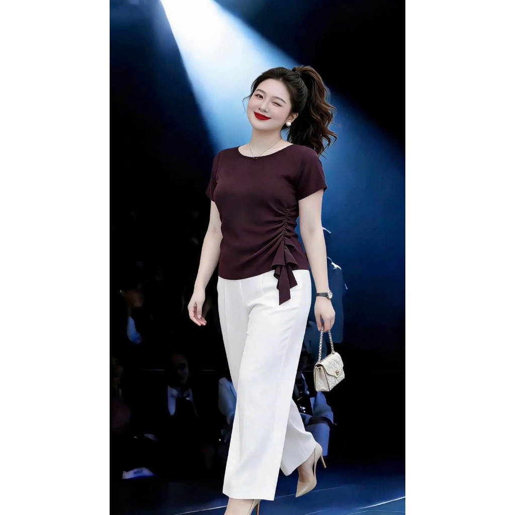 Áo Bigsize Nữ Tú Mỡ Áo Bigsize Thiết Kế Tua Rua Đi Chơi Đi Tiệc Đủ Size 45-80kg AT0143 | BigBuy360 - bigbuy360.vn