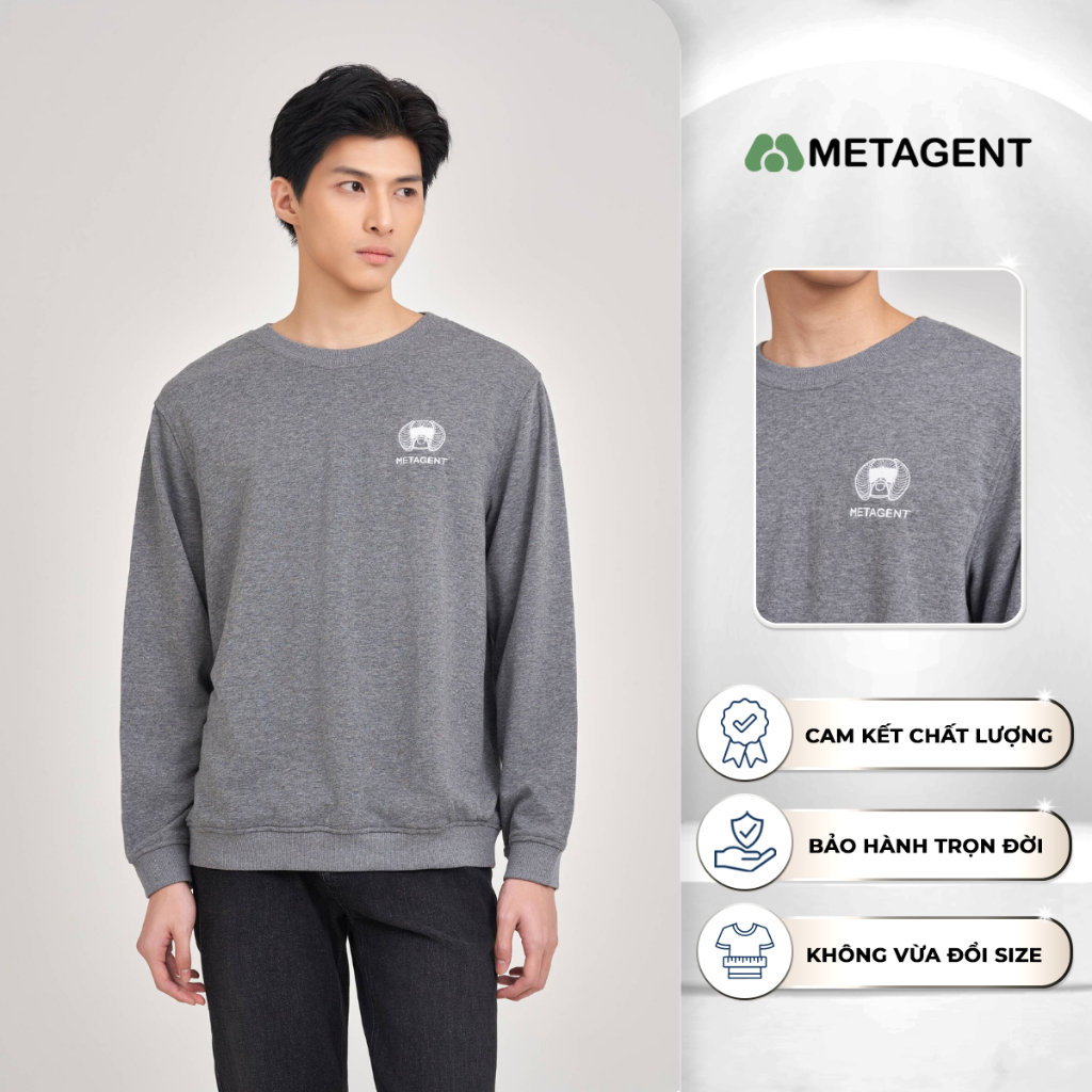 Áo Sweatshirt nam Metagent MS 58E3683