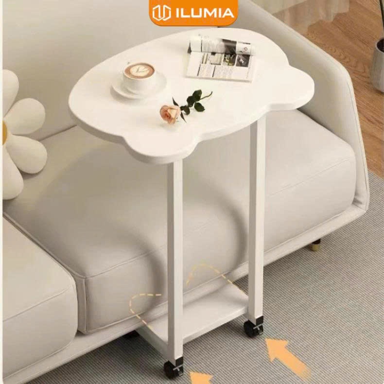 Bàn Trà Sofa Cafe Phòng Khách, Bàn Ngồi Thiền Decor Ghế Sofa Nhập Khẩu Gỗ MDF Cao Cấp ILUMIA- GM116/
