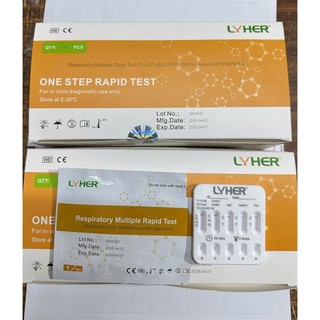 Que test 8in1 phát hiện các bệnh liên quan đến hô hấp(FluA/FluB/CO.VID-19/RSV/Adeno/MP/hMPV/PIV)