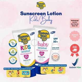 Kem chống nắng khoáng chất Banana Boat Sport 100% SPF 50+ /Kem chống nắng dành cho trẻ em / Kem chống nắng thể thao/90ml