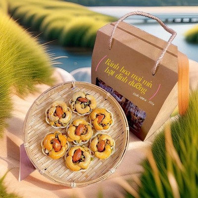 Bánh Hoa mai mix hạt dinh dưỡng Mộc Lan Healthy - 250g, 500g