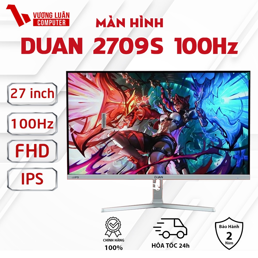 Màn hình DUAN IP2709S 27INCH  IPS Full Viền 100Hz Chính hãng FULL.VAT