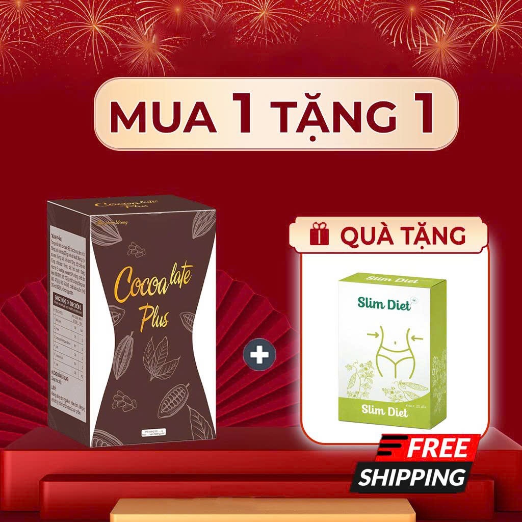 Giảm cân chính hãng COCOA late PLUS KHÔNG GIẢM HOÀN TIỀN (cocoa plus x2)