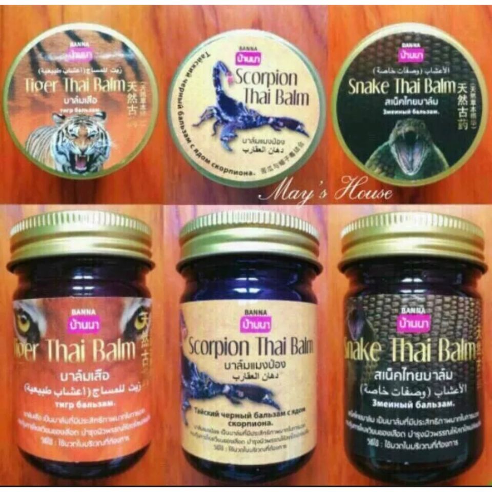 Cao xoa bop Snake Thai Balm 50gam