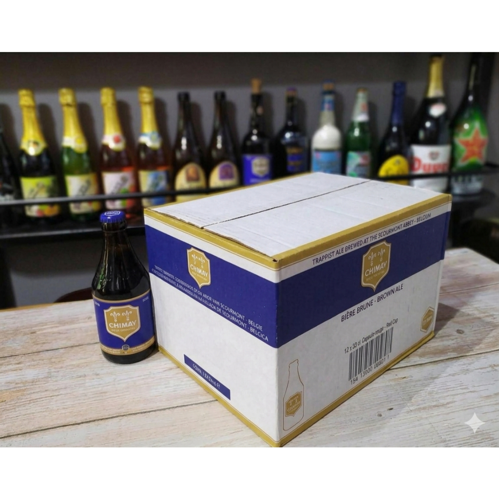Bia Chimay xanh - bia Bỉ - 1 thùng 12 chai 330ml