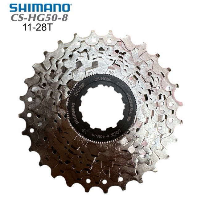 Shimano HG50 Líp Thả Xe Đạp Road 8 Tầng 11-28T – Hàng Indonesia – Tương Thích Cối Thả Shimano 8S.