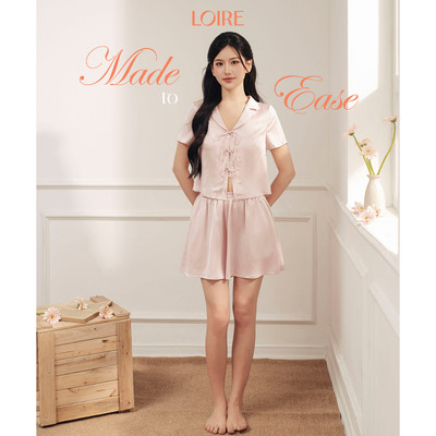 [Made to Ease]Bộ Mặc Nhà Loirechic FDMN260356 Dáng Vest Chất Lụa Pháp
