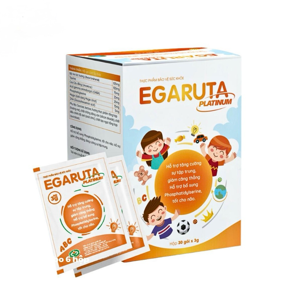 Cốm Egaruta Platinum - Hỗ trợ tăng cường trí nhớ não, tăng cường khả năng ghi nhớ